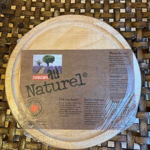 Roscan Au Naturel cheese serving or cutting board NWT